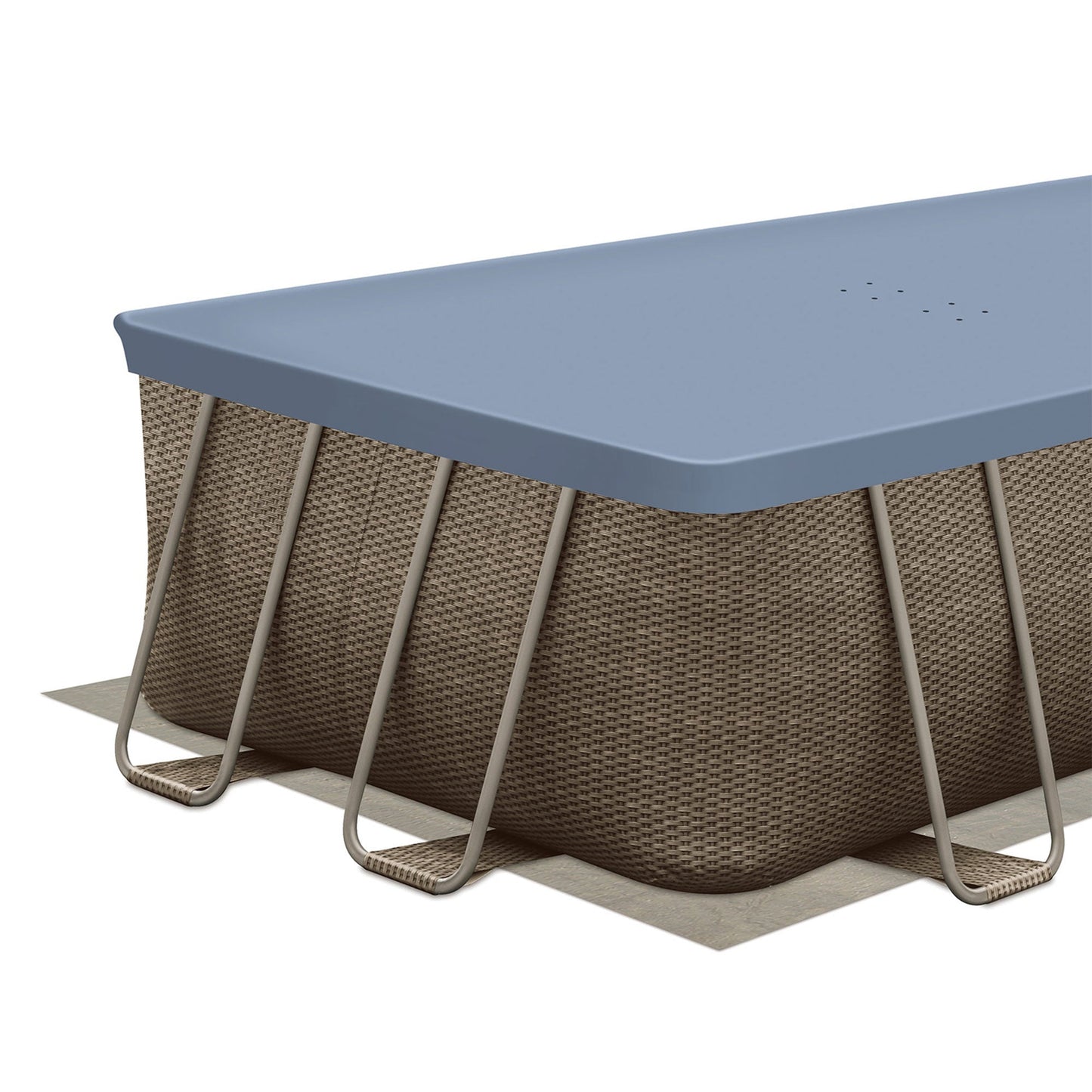 Funsicle 18'x9'x52" Oasis Rectangular Swimming Pool Set with 18' Cover image 11