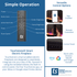 The Sideline 72 Inch Recessed Smart Electric Fireplace 80015 feature graphic 1