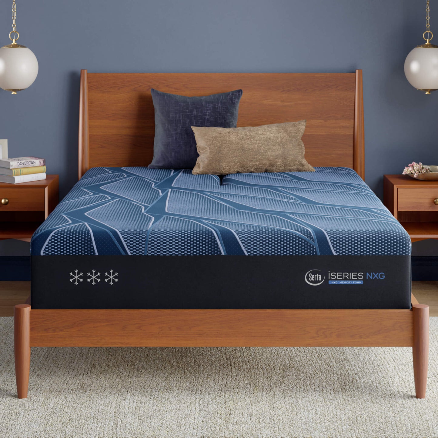 Serta iSeries NXG 3500 Medium Mattress - Balanced Cooling Foam Support for All Sleep Positions