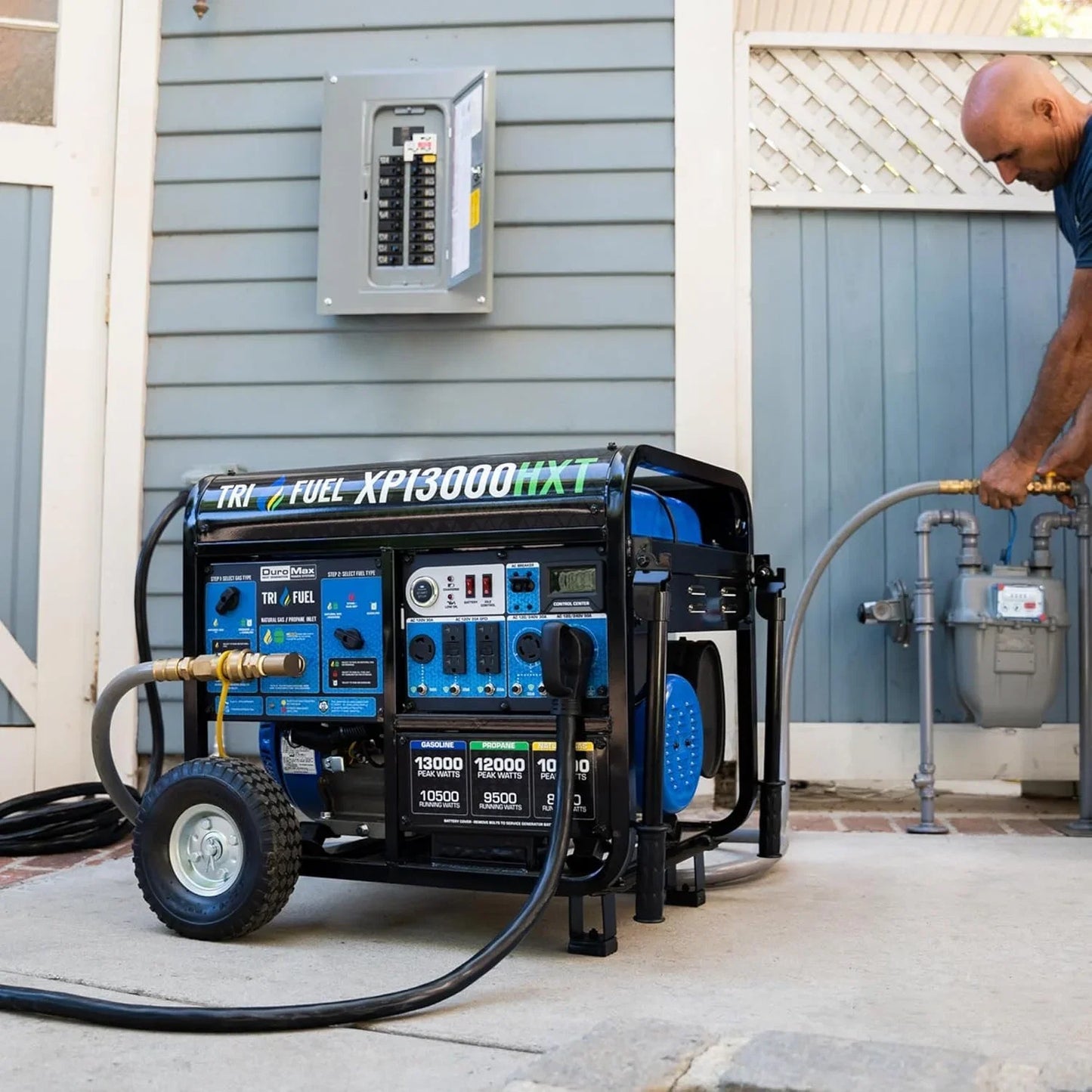 DuroMax 13,000 Watt Tri Fuel Portables HXT Generators XP13000HXT
