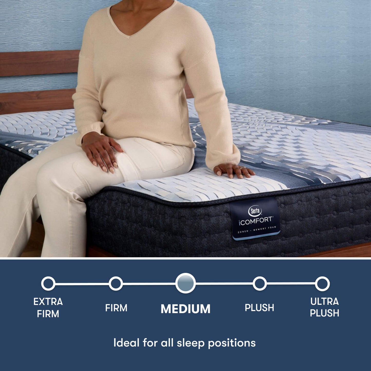 Serta iComfort Memory Foam Aveda Medium Mattress