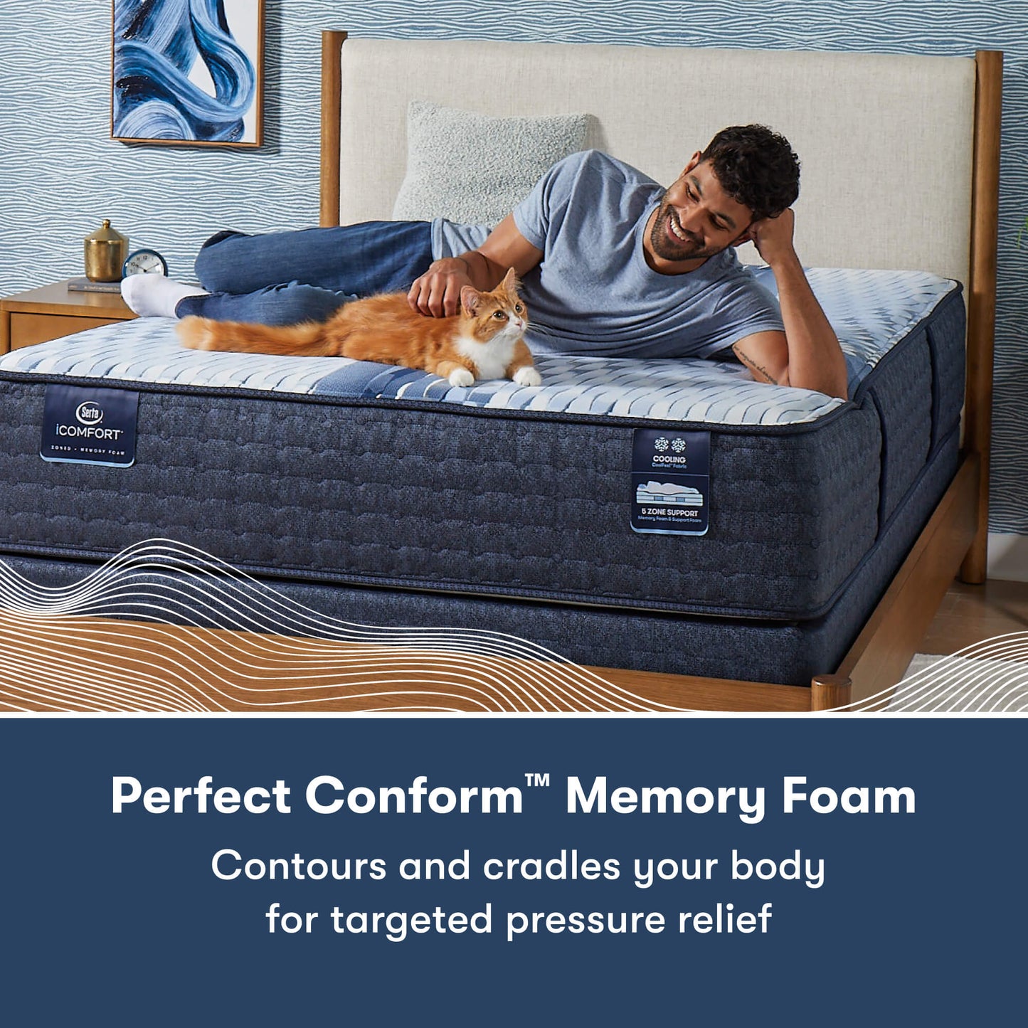 Serta iComfort Memory Foam Aveda Medium Mattress