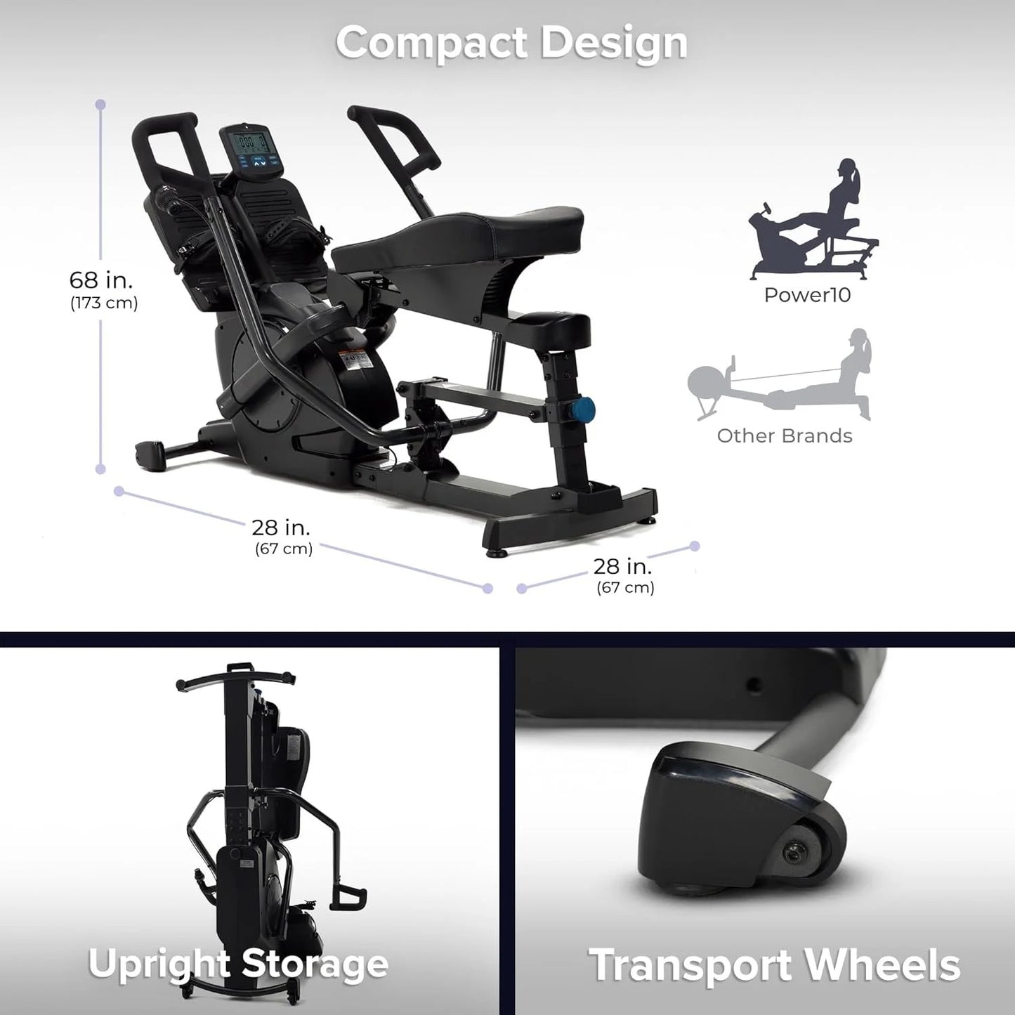 Teeter Power10 Elliptical Rowers.