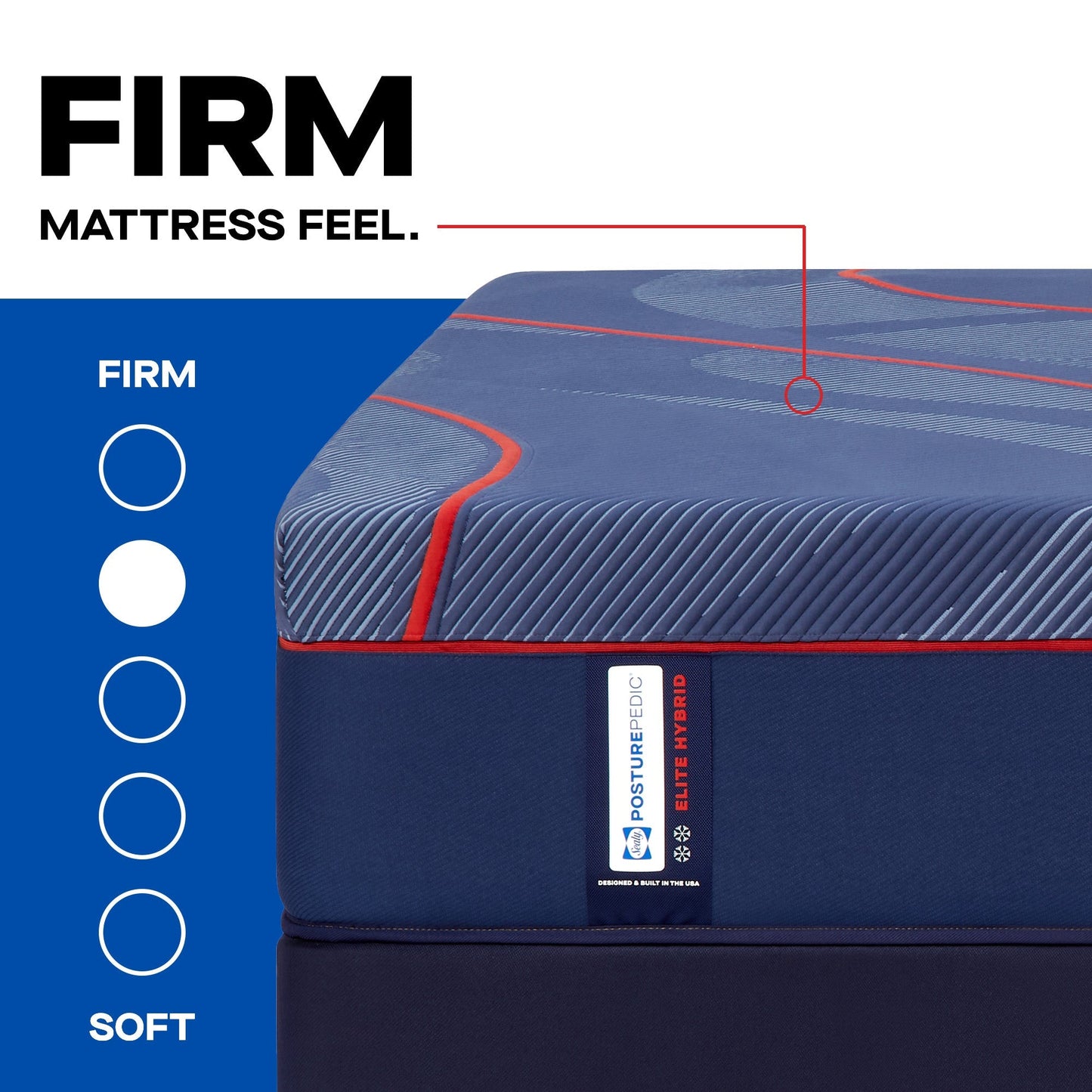 Sealy Posturepedic Elite Hybrid High Point II 14" Firm Mattress