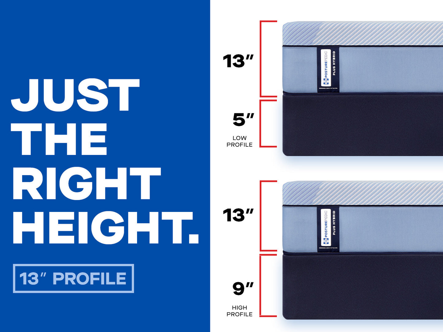 Sealy Posturepedic Plus Paterson II 13" Medium Hybrid Tight Top Mattress