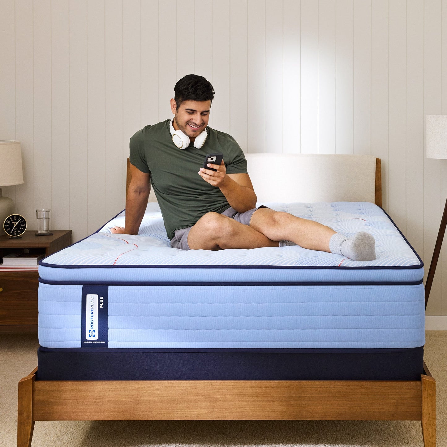 Sealy Posturepedic Plus Spring Paterson II 15" Medium Euro Pillowtop Mattress