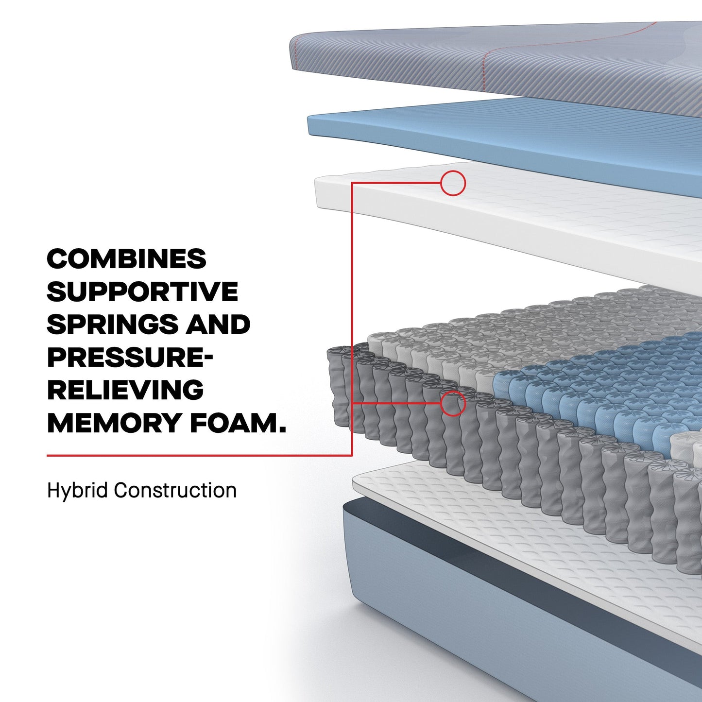 Sealy Posturepedic Medina II 12" Medium Hybrid Mattress