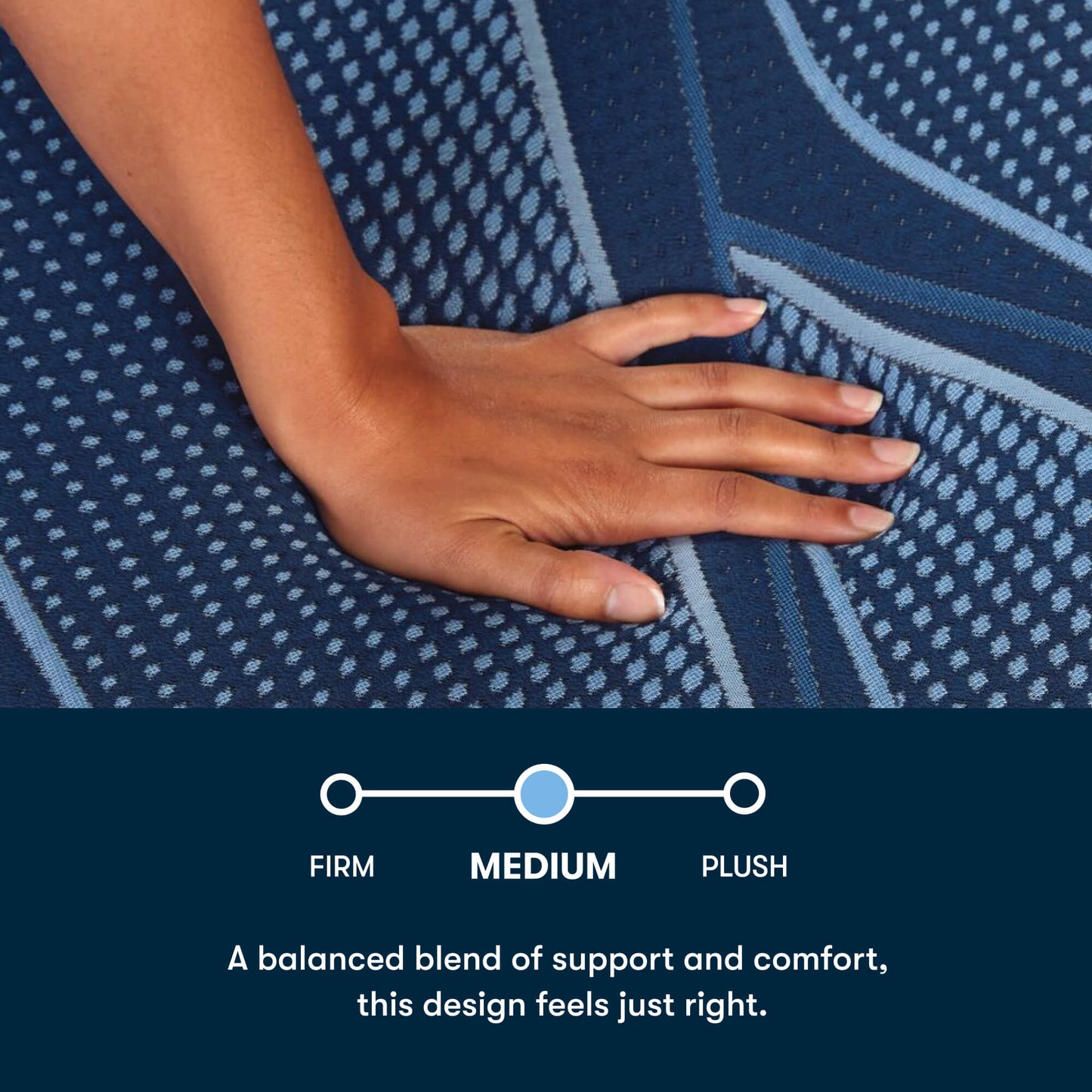 Serta iSeries NXG 3500 Medium Mattress - Balanced Cooling Foam Support for All Sleep Positions