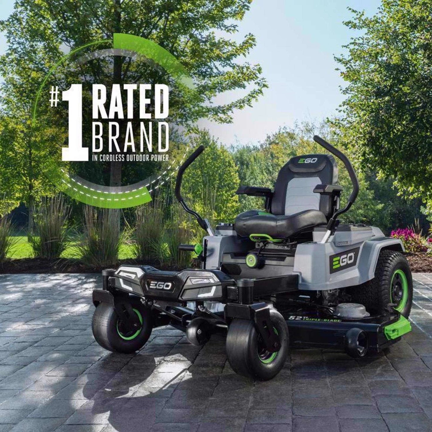 EGO Power+ Z6 ZT5207L 52 in. 56 V Battery Zero Turn Ridings Mower Kits (Battery &amp; Charger) W/ SIX 12.0 AH BATTERIES