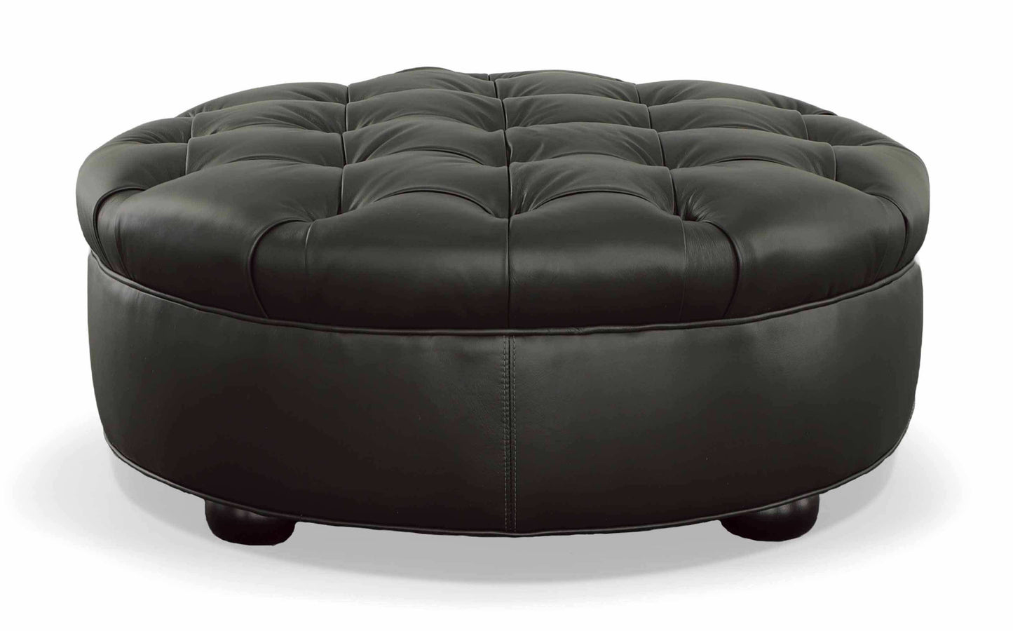 Ashbrook Leather Ottoman