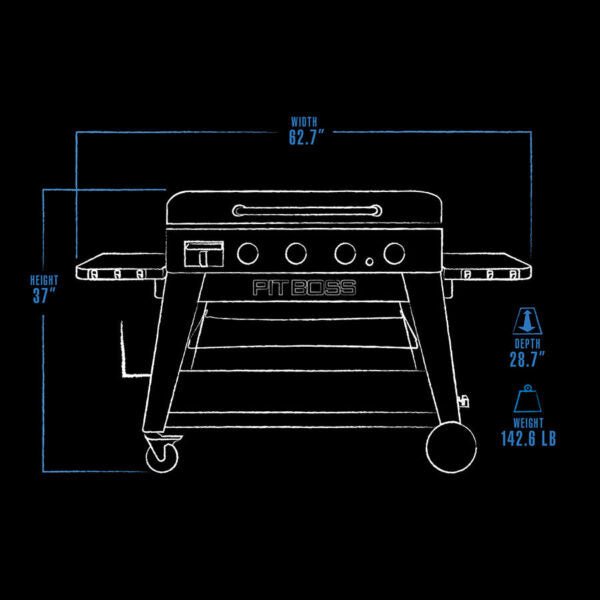 Pit Boss 4-Burner Ultimate Lift-Off Griddle – Versatile and Powerful Outdoor Cooking