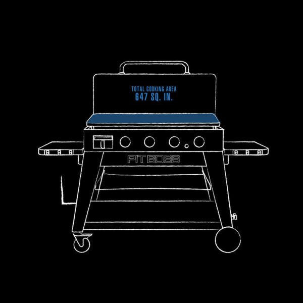 Pit Boss 4-Burner Ultimate Lift-Off Griddle – Versatile and Powerful Outdoor Cooking