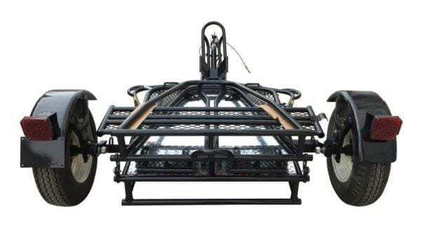 Single Rail Motorcycle Trailer – Compact, Easy-to-Tow Hauler for One Bike