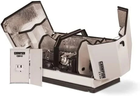 Champion Power Equipment 100177 8.5-kW Home Standby Generators with 50-Amp Outdoor-Rated Automatic Transfer Switchs