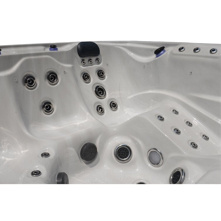 76 – Jet Acrylic Square Hot Tub with Ozonator