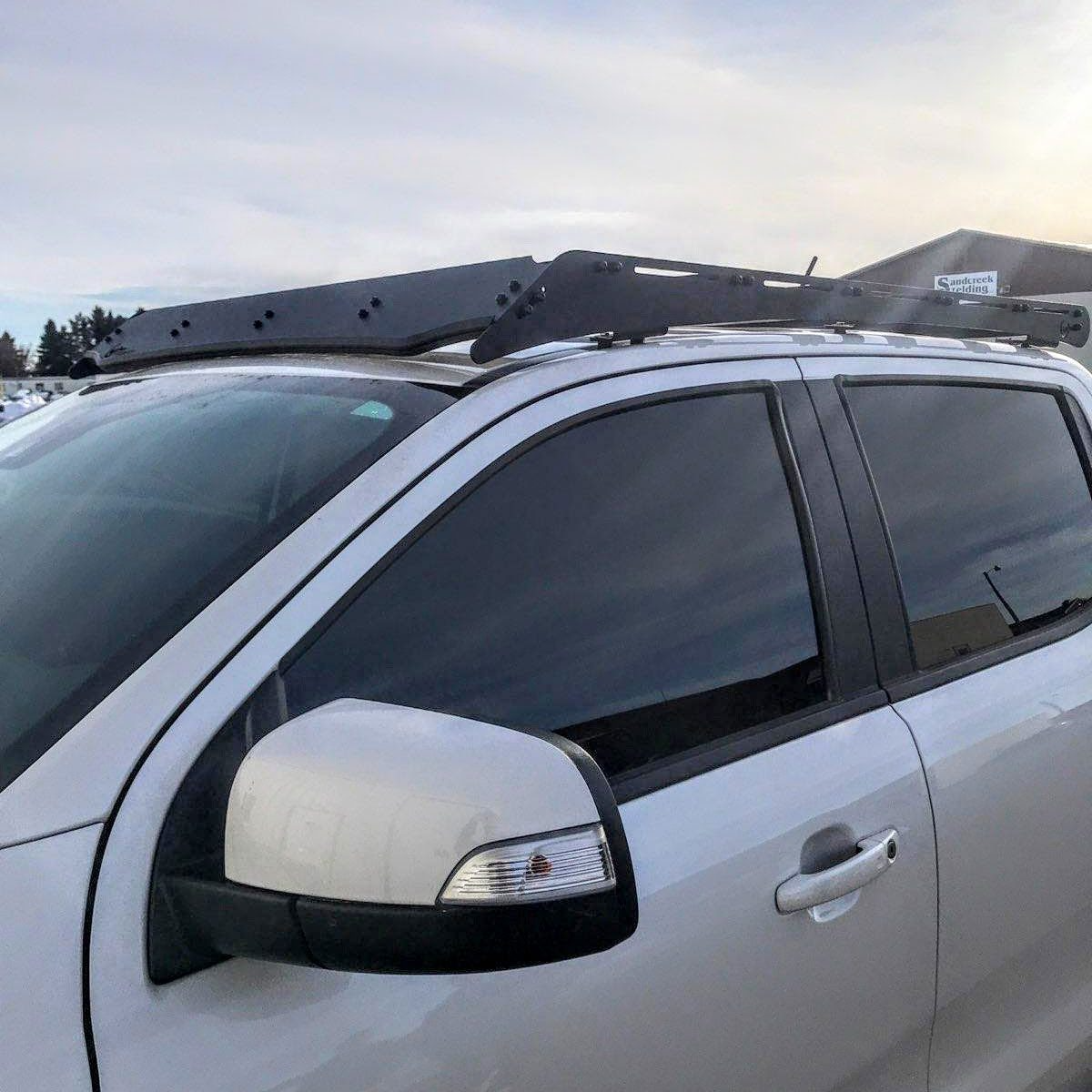 Open Box - Roof Rack | Ford Ranger Supercrew 19-Present | 40 Inch Cut Out | Powdercoat Black