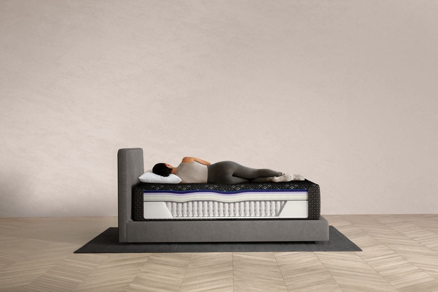 Beautyrest Black XCS Series Three Medium Hybrid Mattress