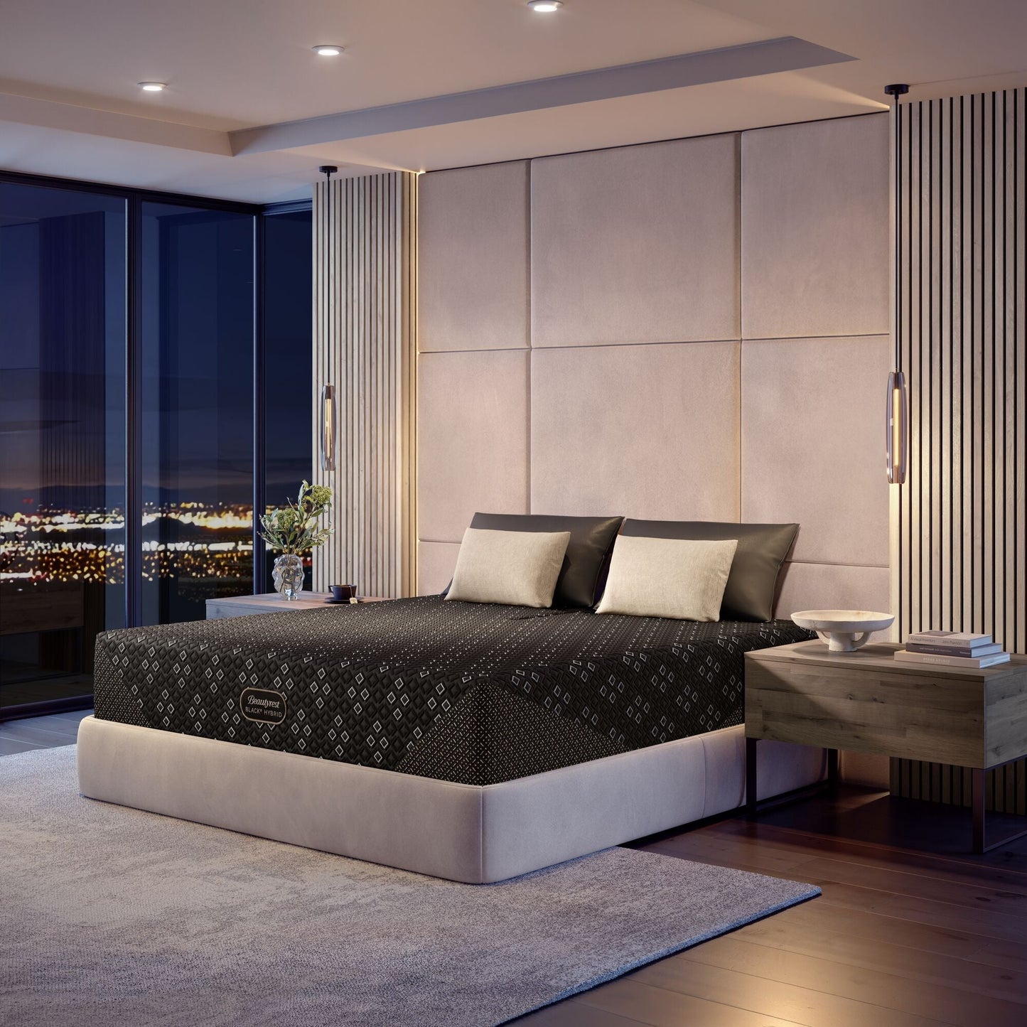 Beautyrest Black XCS Series Three Plush Hybrid Mattress
