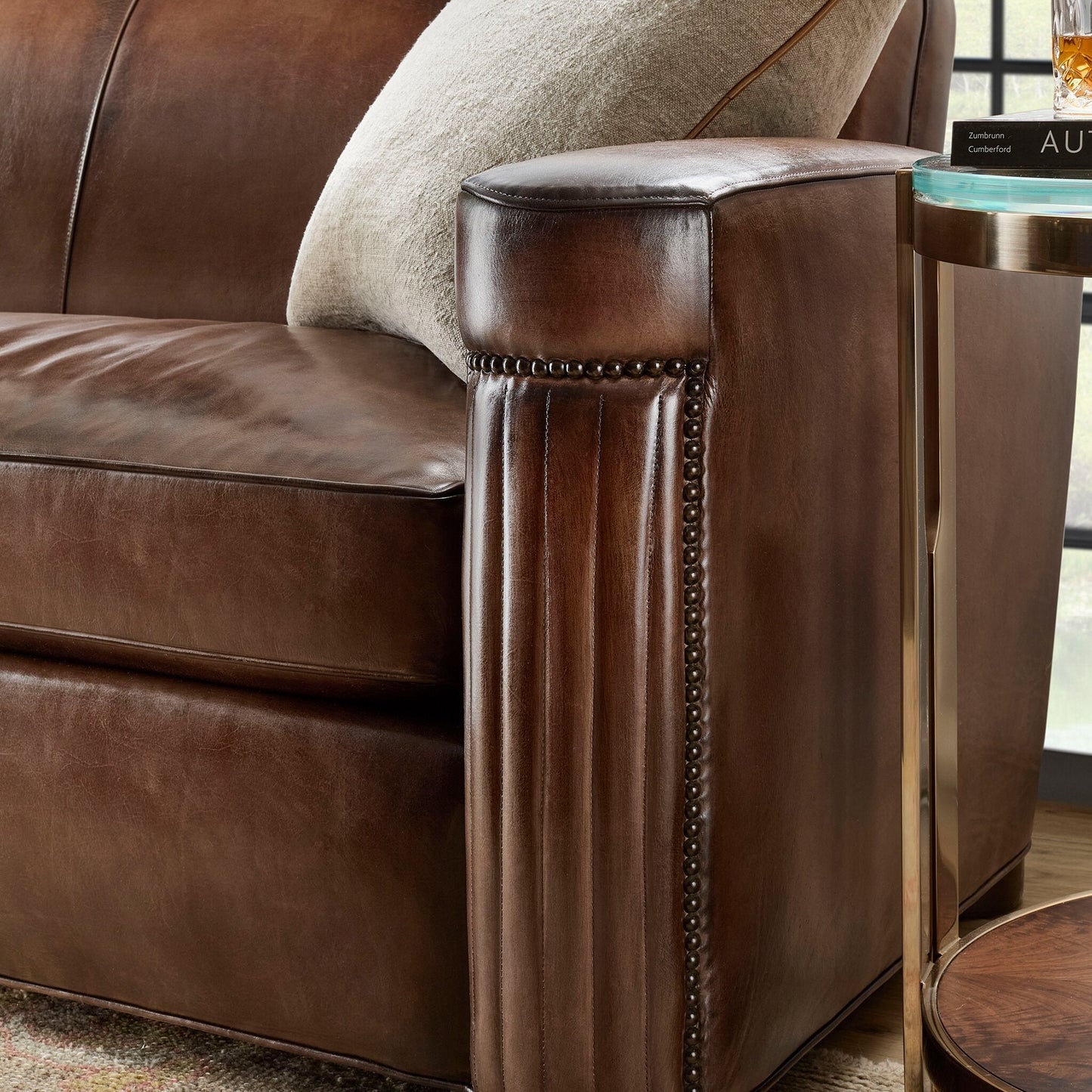Jacques Leather Sofa