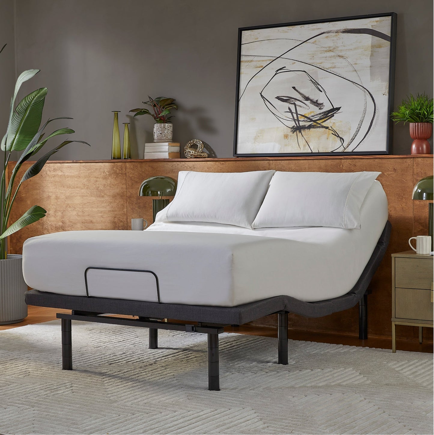 Beautyrest baselogic™ Platinum Head and Foot Adjustable Base with Massage