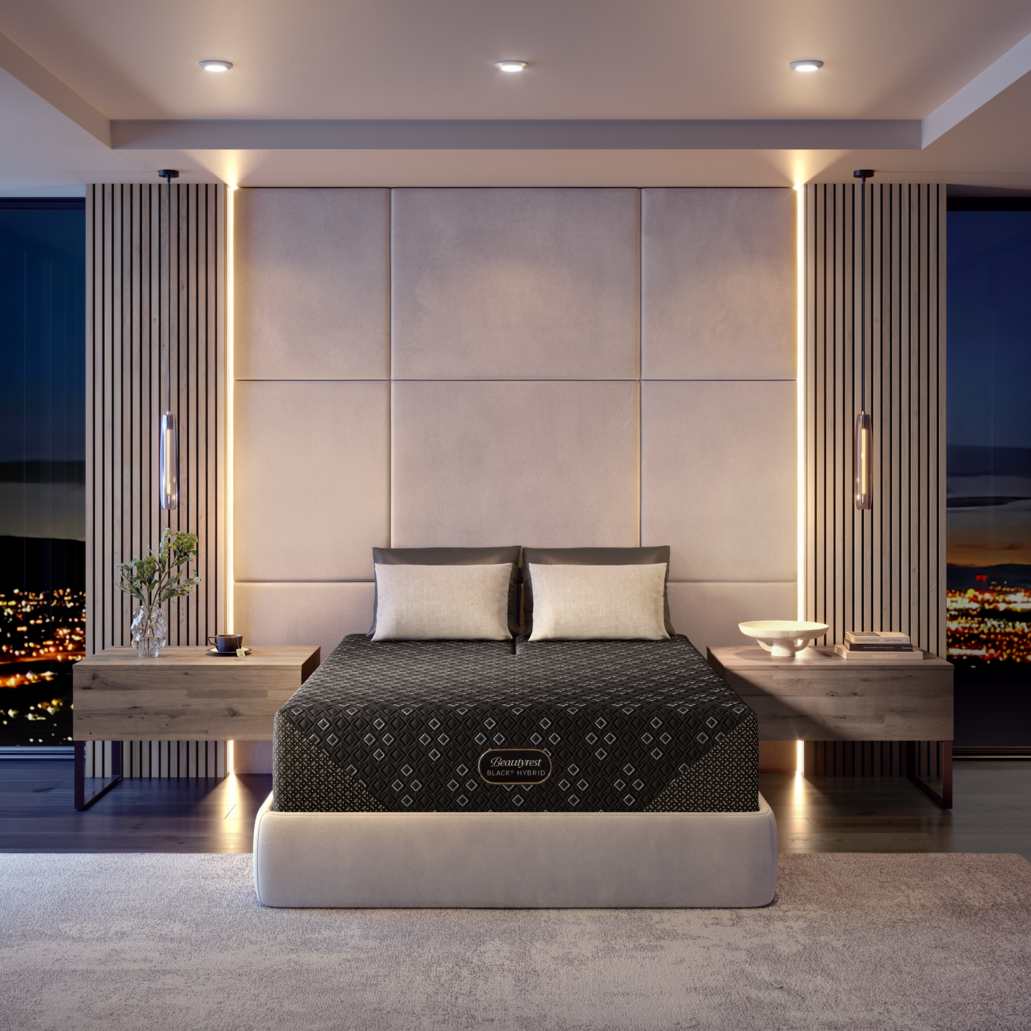 Beautyrest Black XCS Series Three Plush Hybrid Mattress