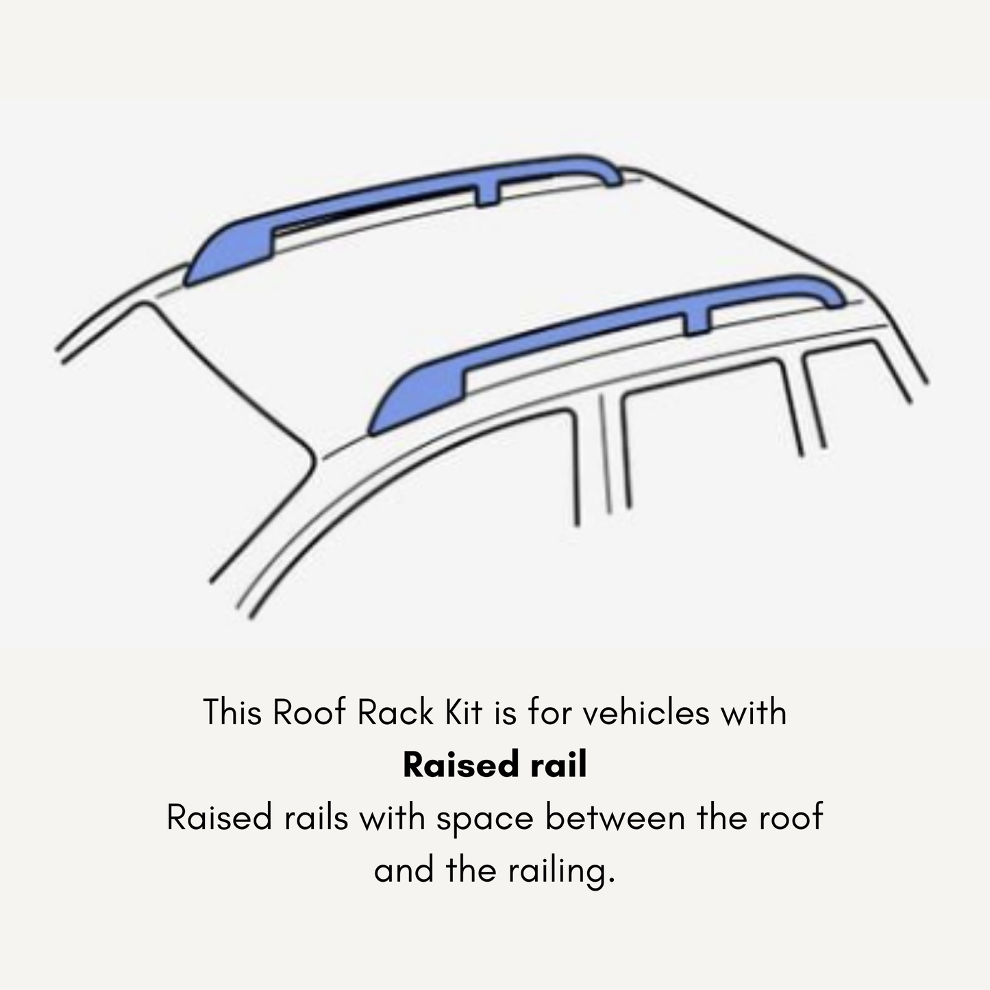 SquareBar Evo Kit for Ford Ranger Crew Cab 4-dr w/ Roof Rails 2019 to 2023