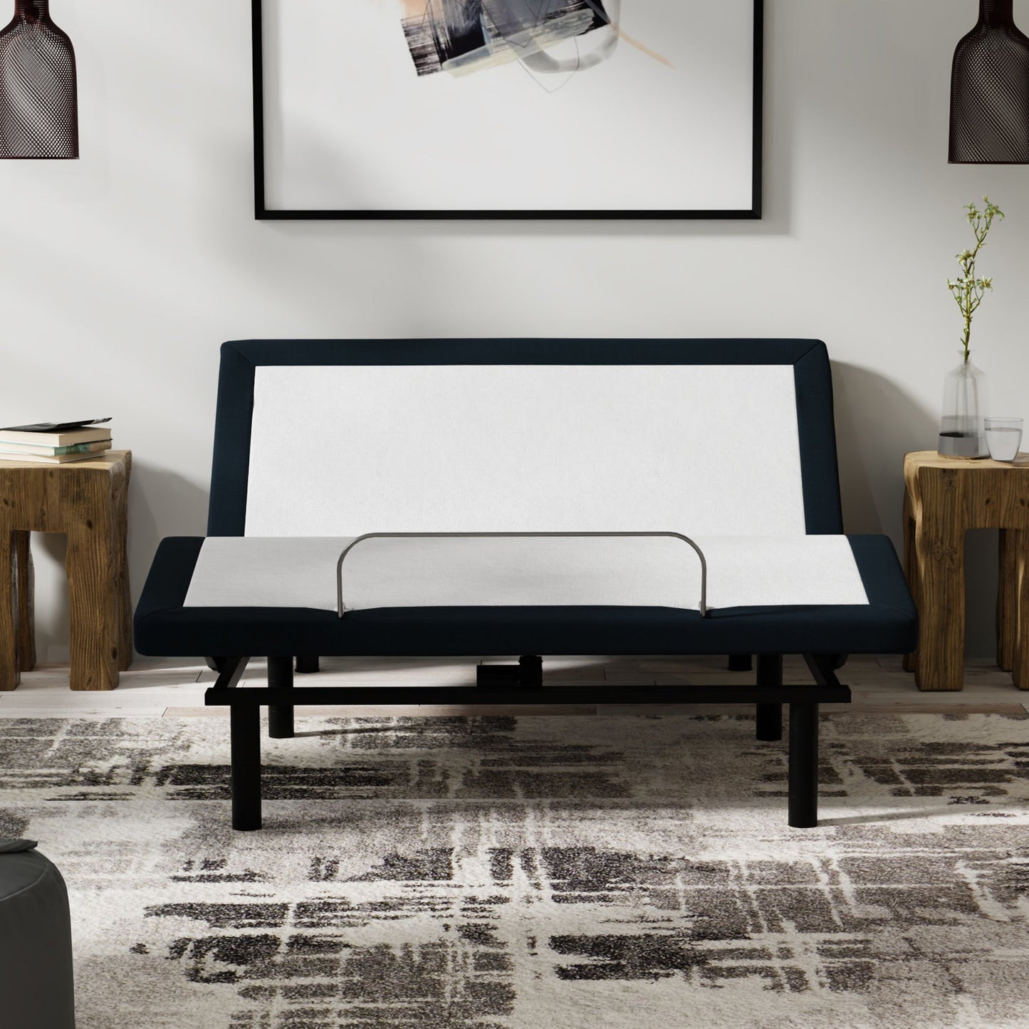 Bedplanet Model P Adjustable Bed with Dual Massage and USB Ports