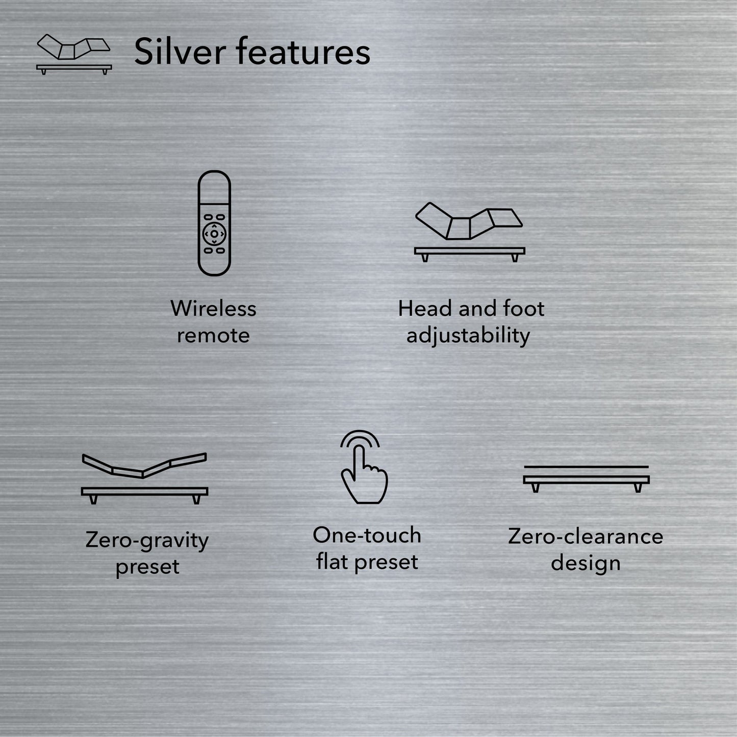 baselogic™ Silver Adjustable Base