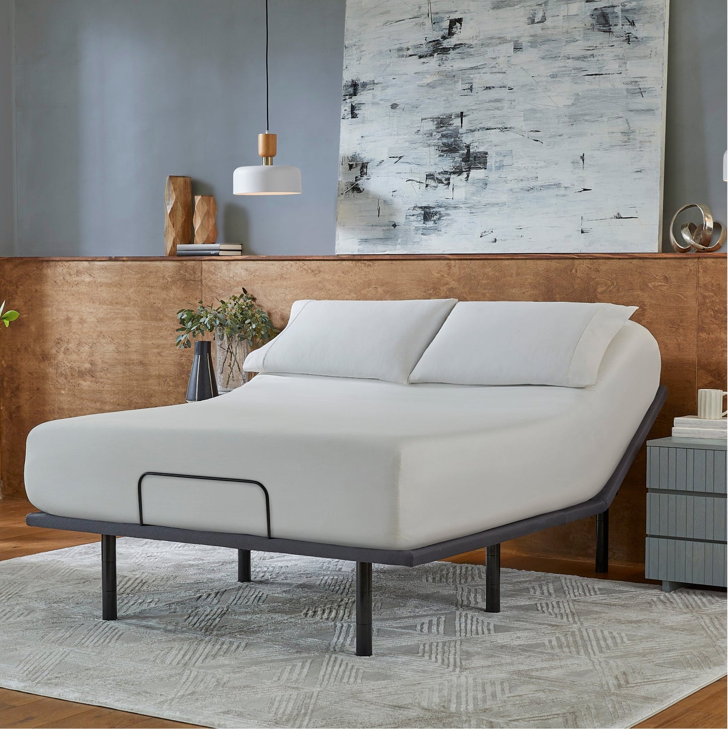 Beautyrest baselogic™ Silver Adjustable Base – Head & Foot Lift