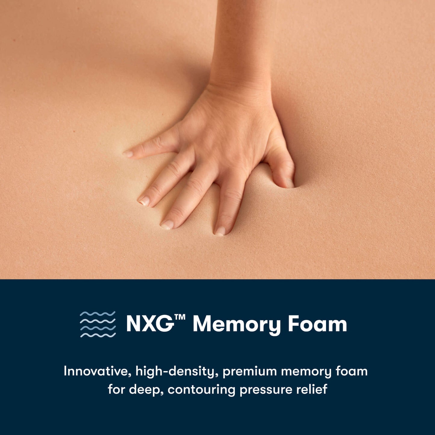 Serta iSeries NXG 3500 Medium Mattress - Balanced Cooling Foam Support for All Sleep Positions