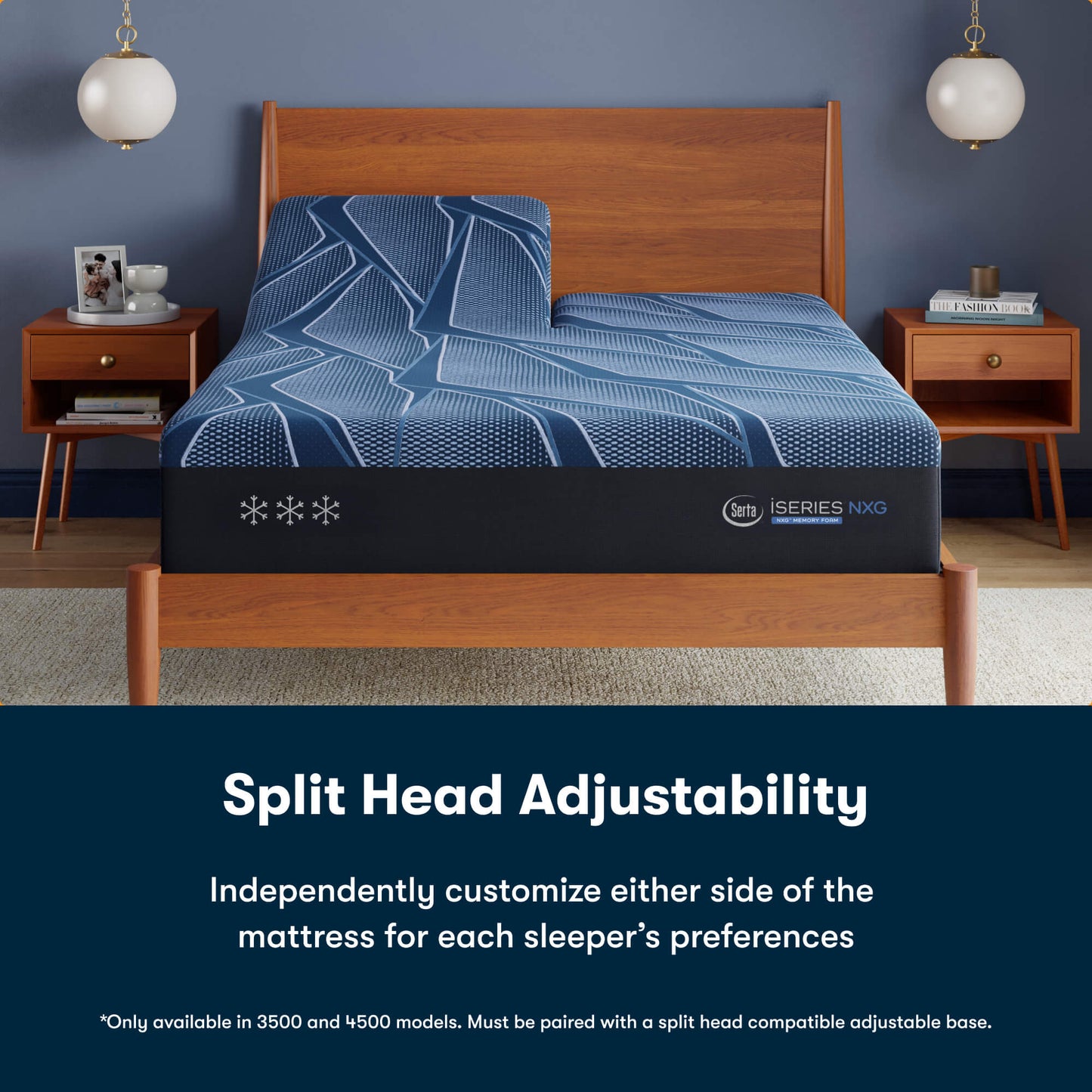 Serta iSeries NXG 3500 Medium Mattress - Balanced Cooling Foam Support for All Sleep Positions