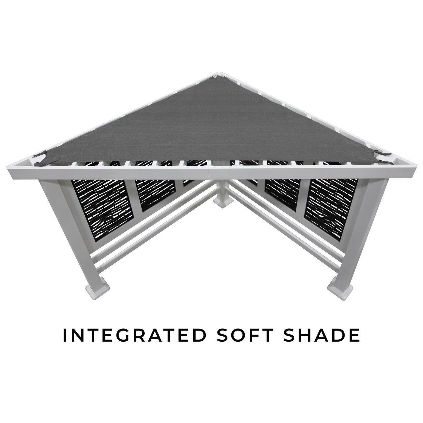 Richmond Modern Steel Cabana Pergola