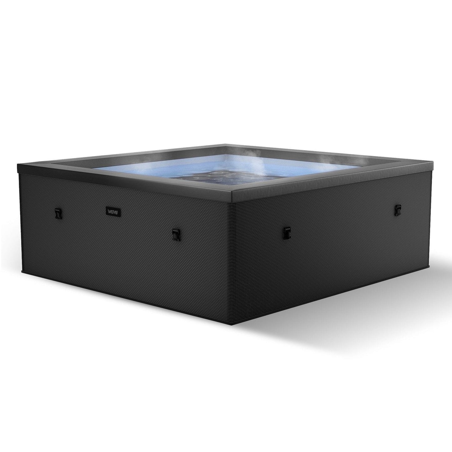 Wave Garda | 4-Person Eco Foam Hot Tub | Integrated Heater | Charcoal Black