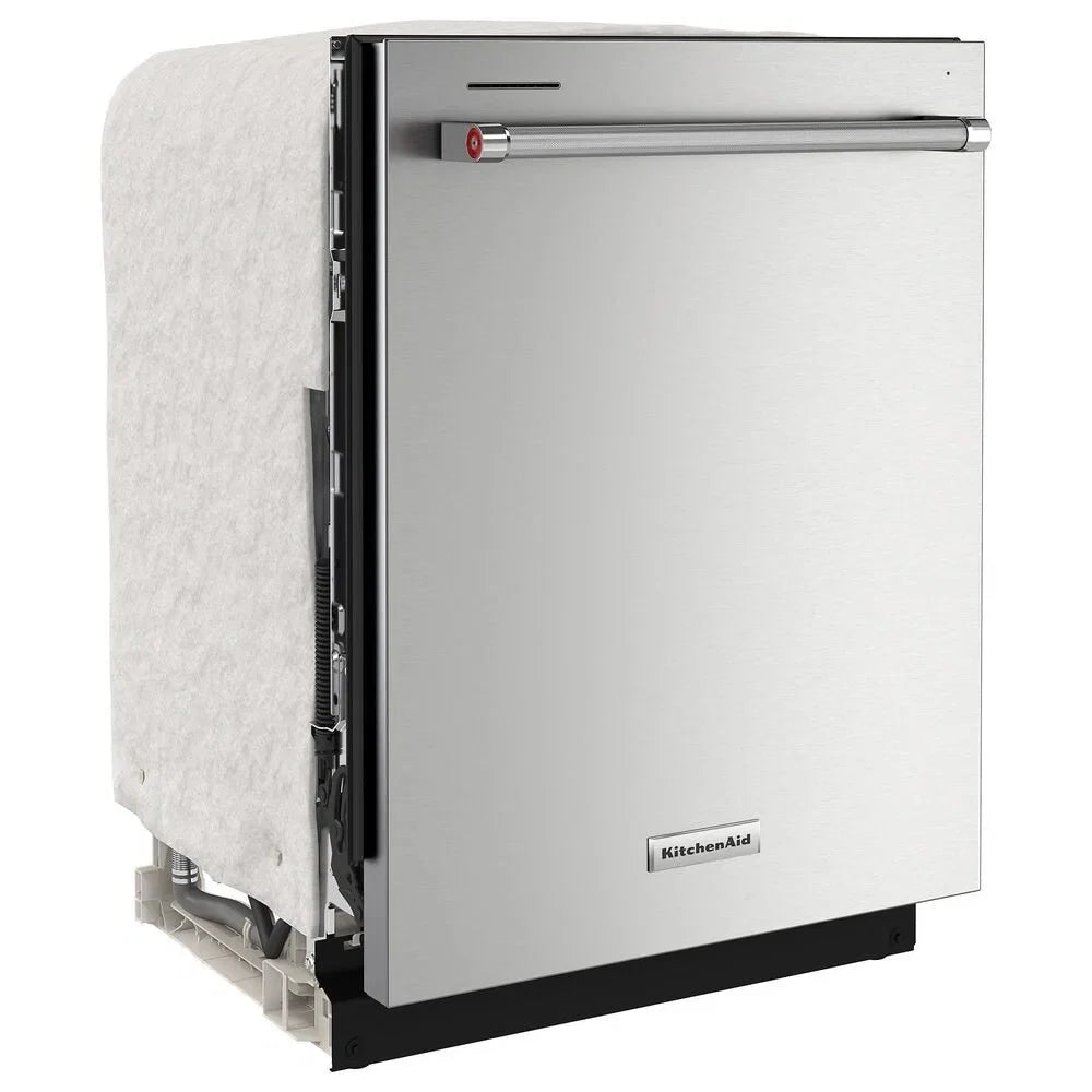 KitchenAid 24″ Fully-Integrated Built-In Dishwashers with 30 Total Wash Jets in PrintShield Stainless Steels