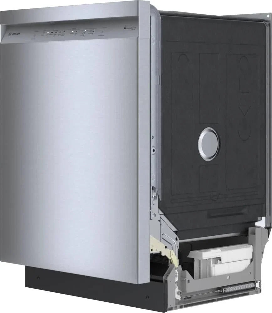 Bosch SHE41CM5N 300 Series 24″ Dishwashers 48 db – Recessed Handle, Stainless Steels