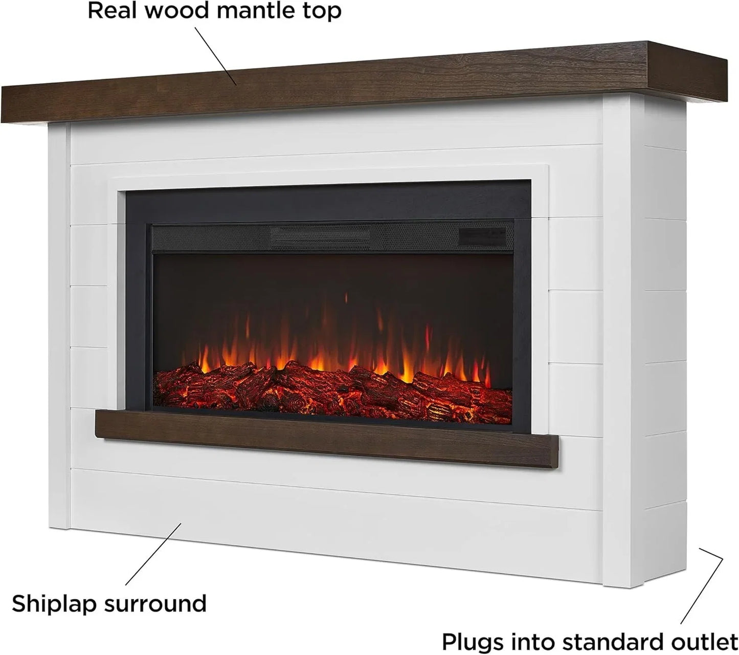 Real Flame Bernice Landscape Electric Fireplaces.