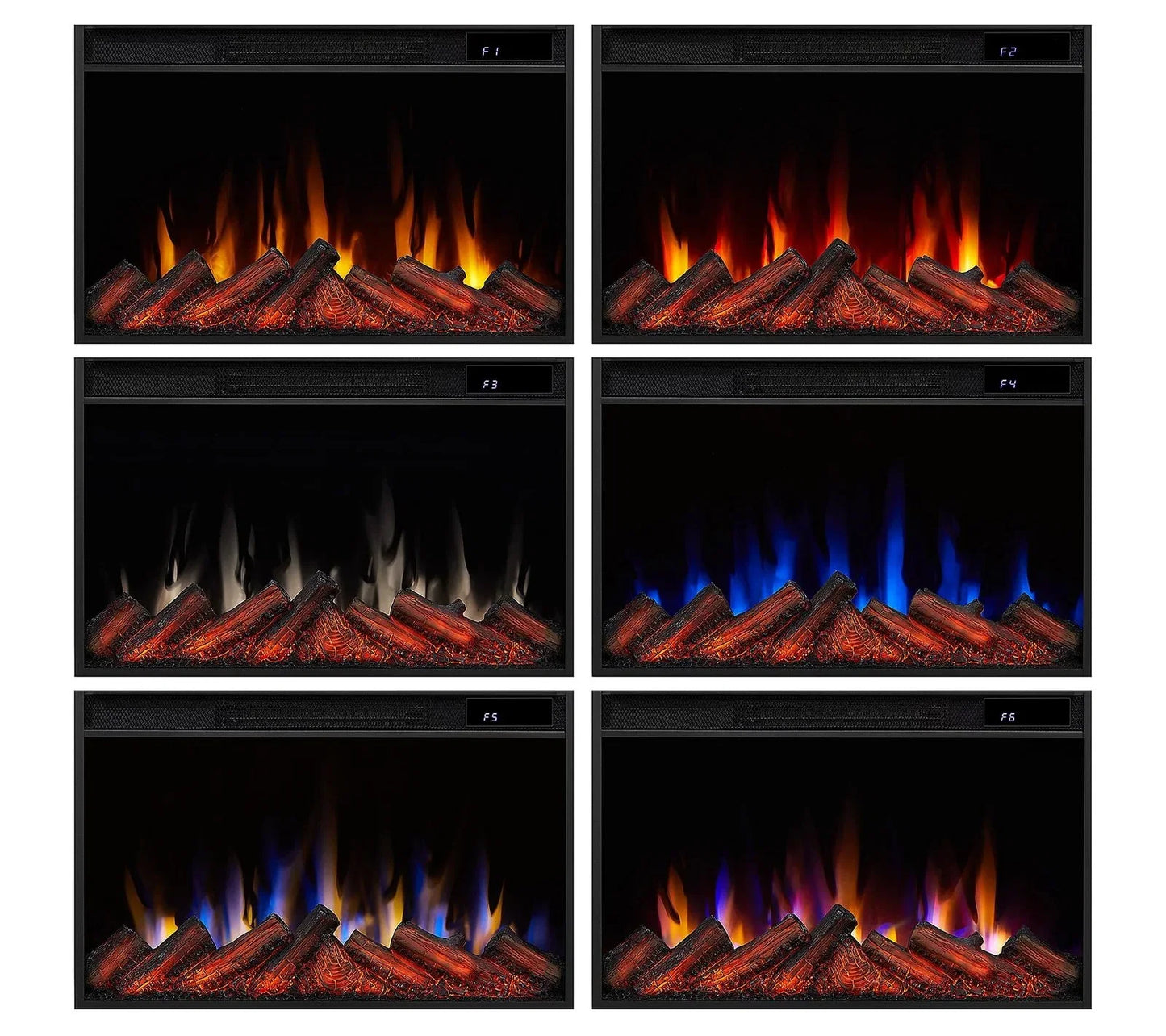 Real Flame Marshall 49″ Slim Electric Fireplaces.