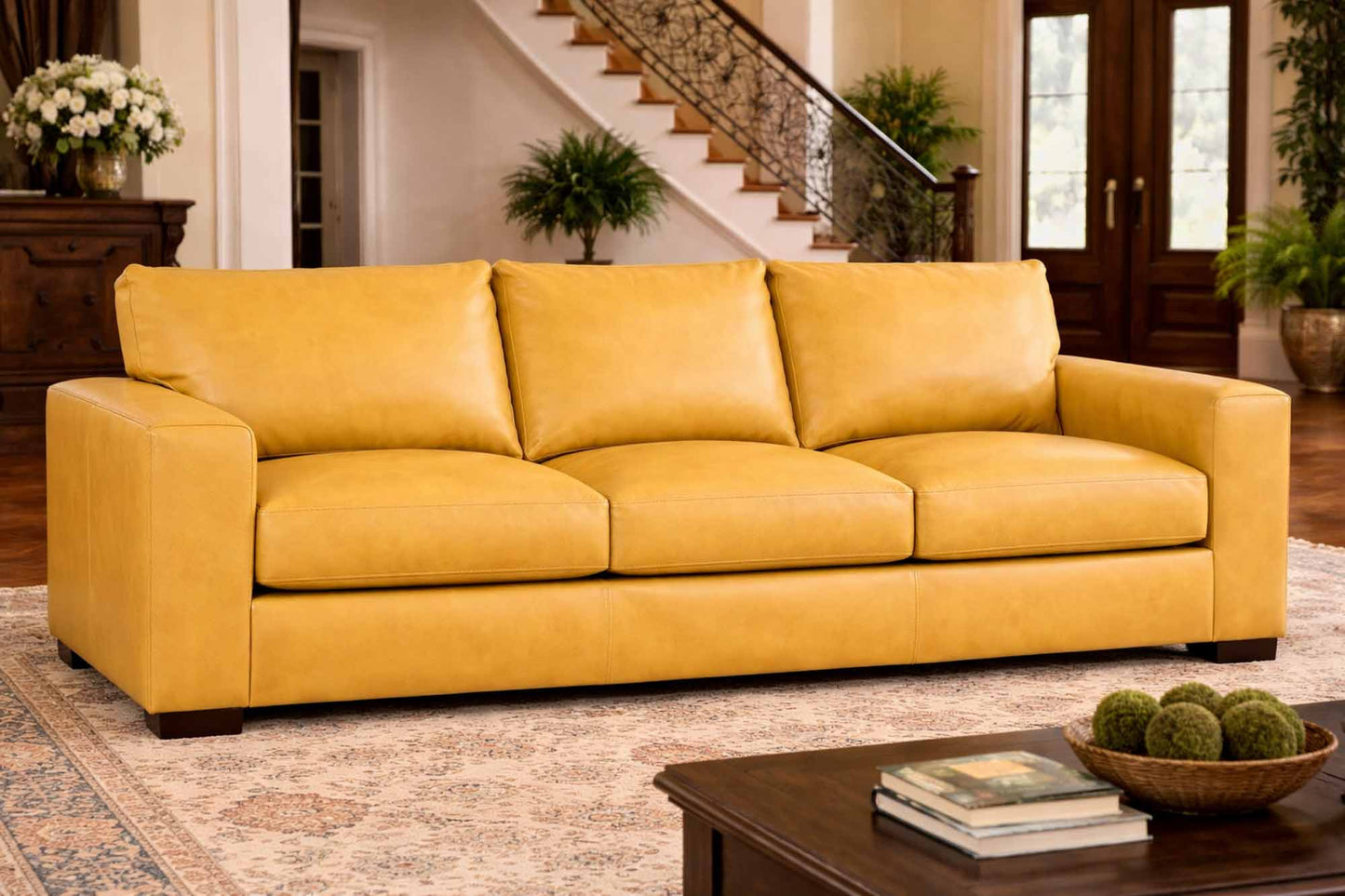 Donovan Leather Sofa