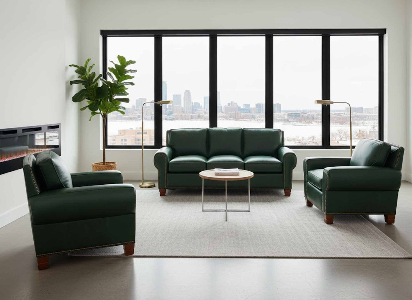 Grayson Leather Sofa