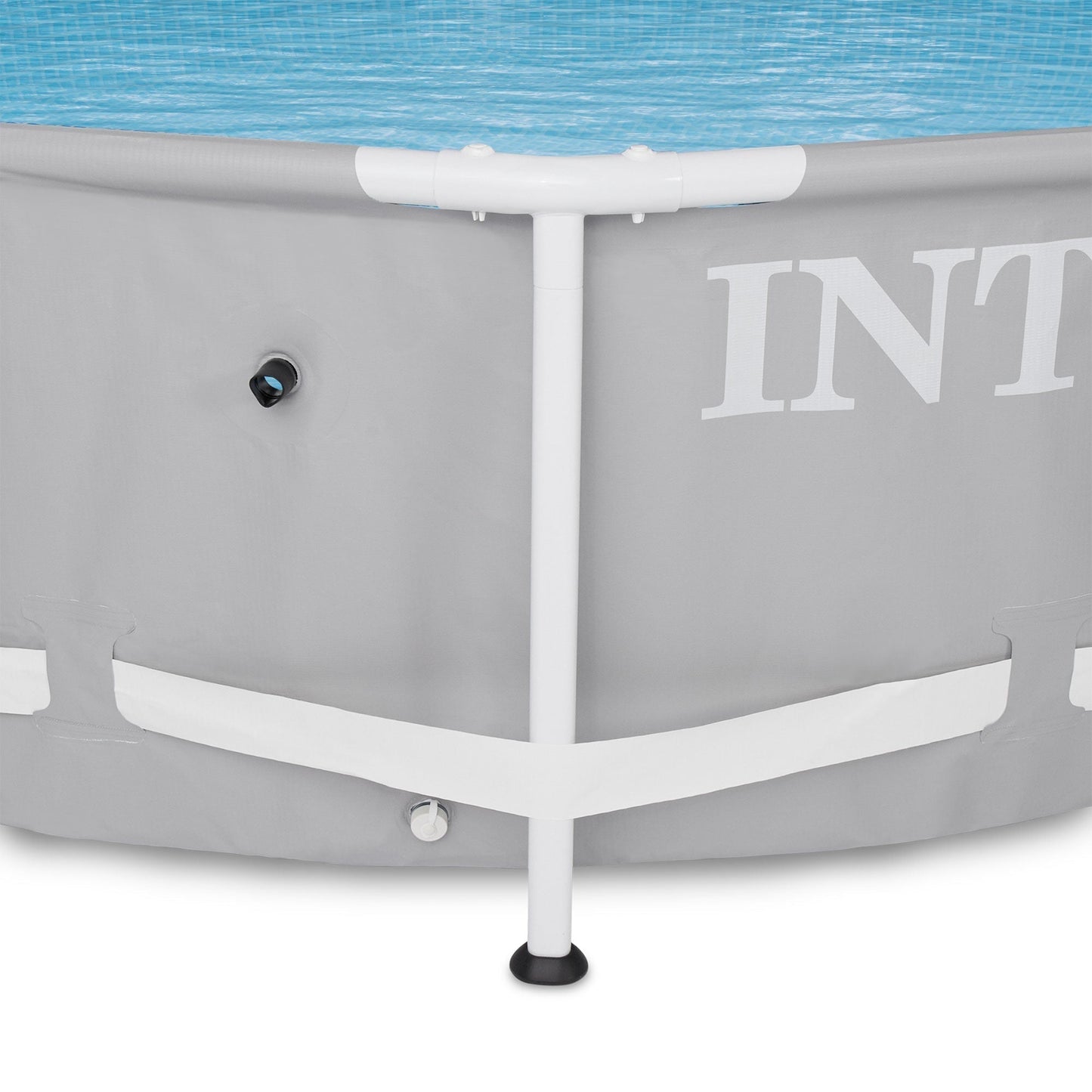 Intex 12ft x 30in Prism Frame Above Ground Round Swimming Pool & Robot Vacuum image 4