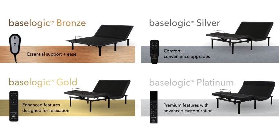 Beautyrest baselogic™ Platinum Head and Foot Adjustable Base with Massage