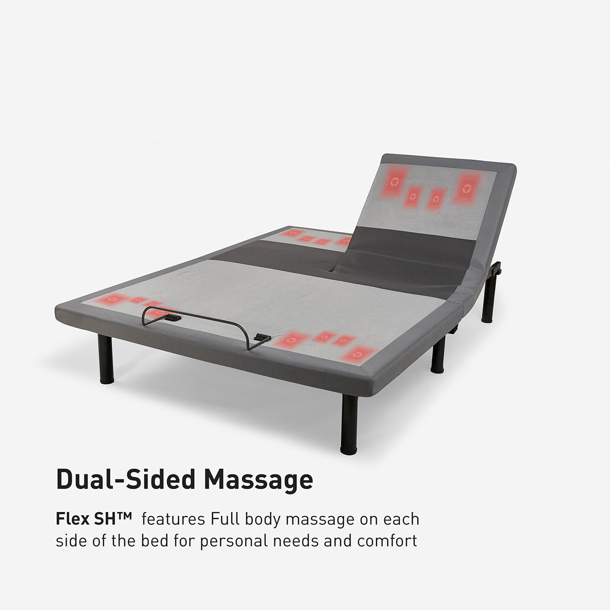 Bedgear Flex LSX Adjustable Base - 4-Motor Articulation with Bluetooth Audio & Massage