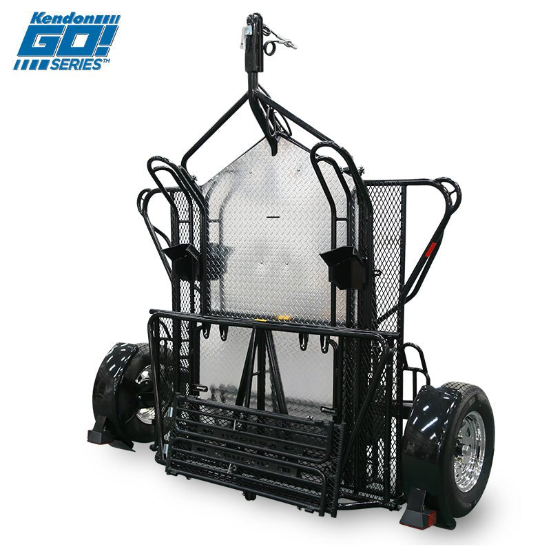 Go! Series Dual Rail Ride-Up Folding Motorcycle Trailer Discounted