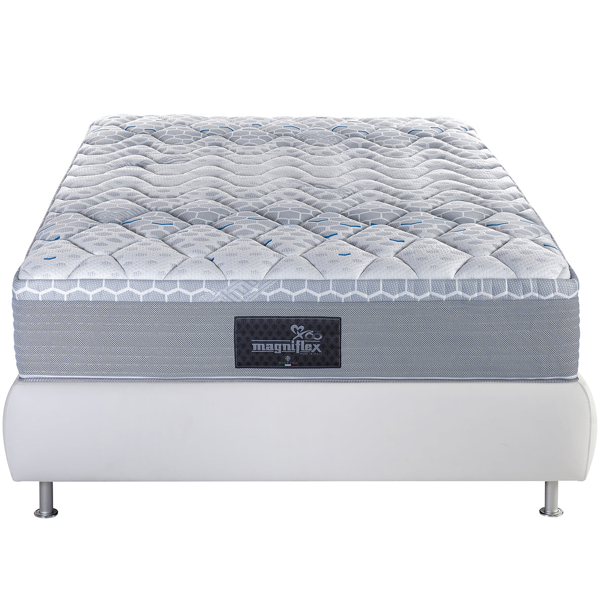 Magniflex MagniStretch Plus 13-Inch Luxury Mattress – Revolutionary Spinal Decompression Technology with Breathable Temperature-Regulating Cover and Medium-Support Italian Memory Foam - Floor Model