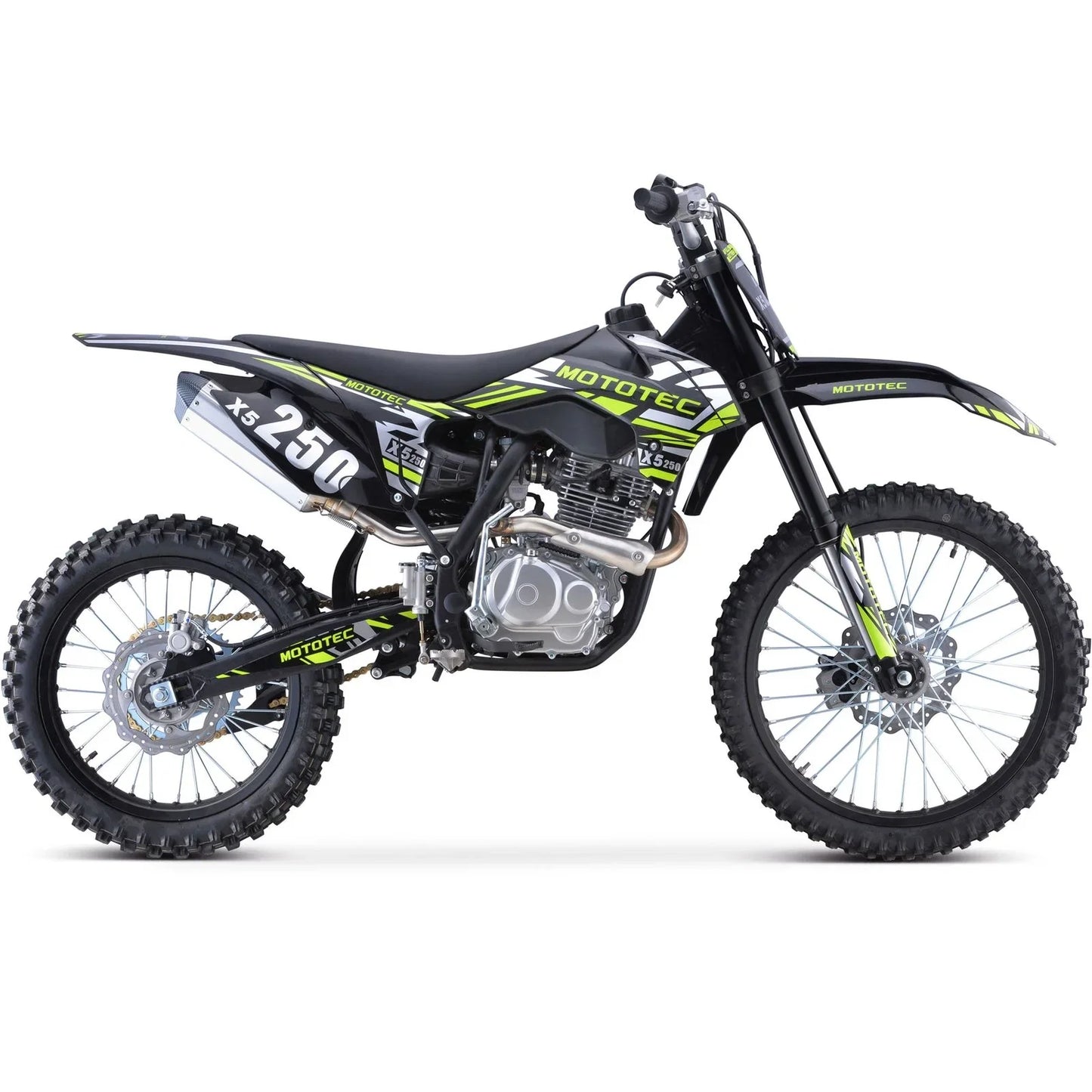 MotoTec X5 250cc 4-Stroke Gas Dirt Bikes