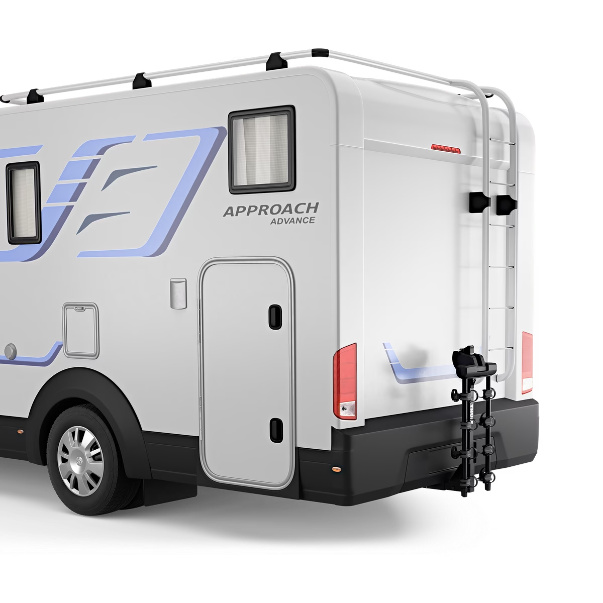 Range Hitch-Mount Platform Bike Racks