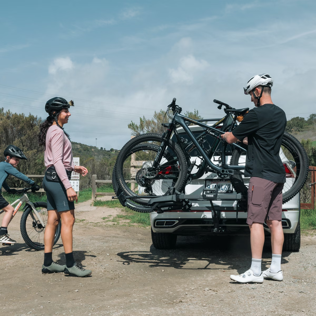 Hitch-Mount Platform Bike Racks