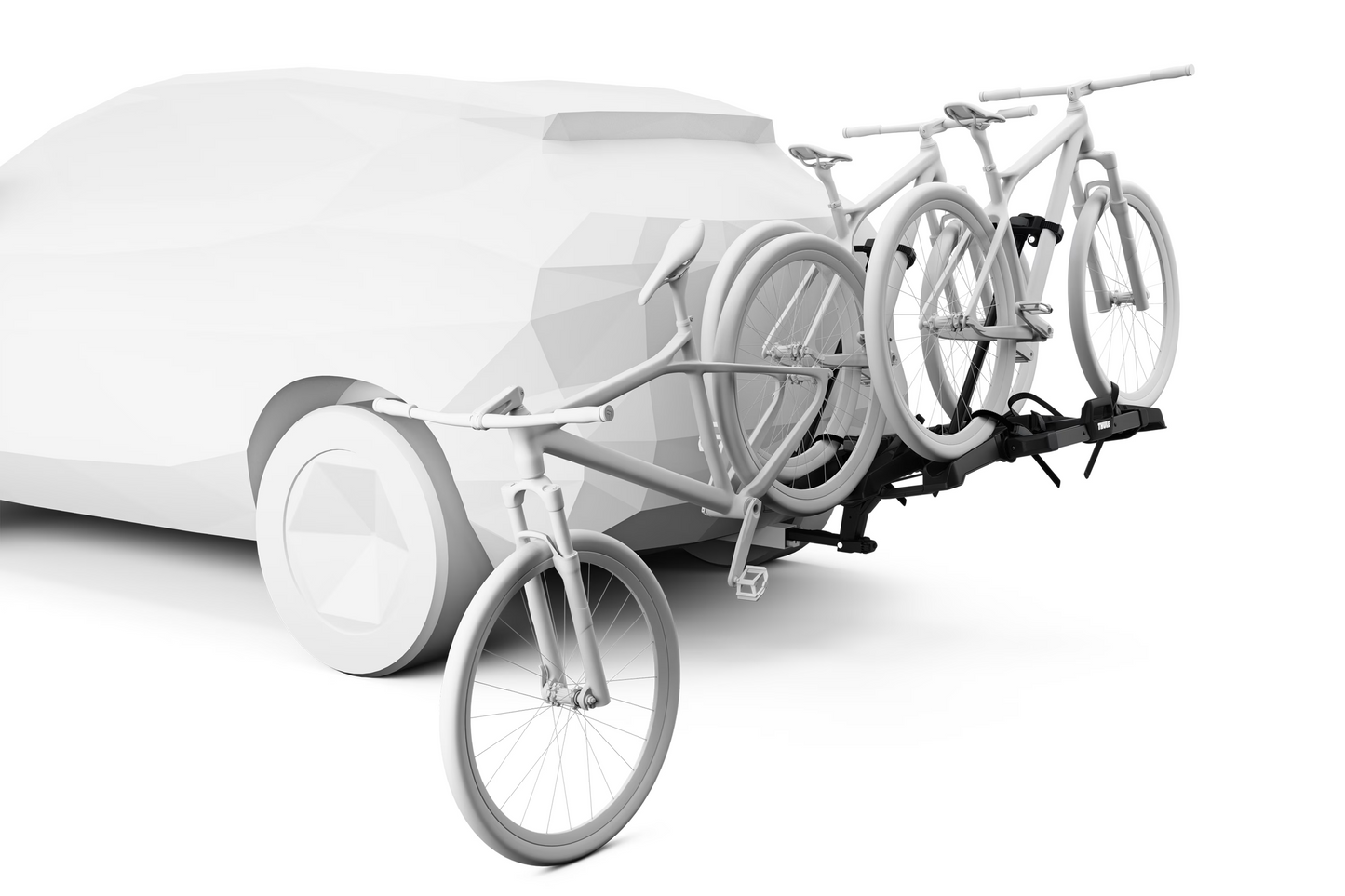 Hitch-Mount Platform Bike Racks