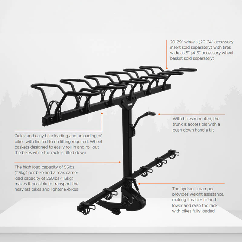 ReVert Hitch-Mount Platform Bike Racks