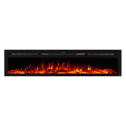 The Sideline 84 Inch Recessed Smart Electric Fireplace 80043